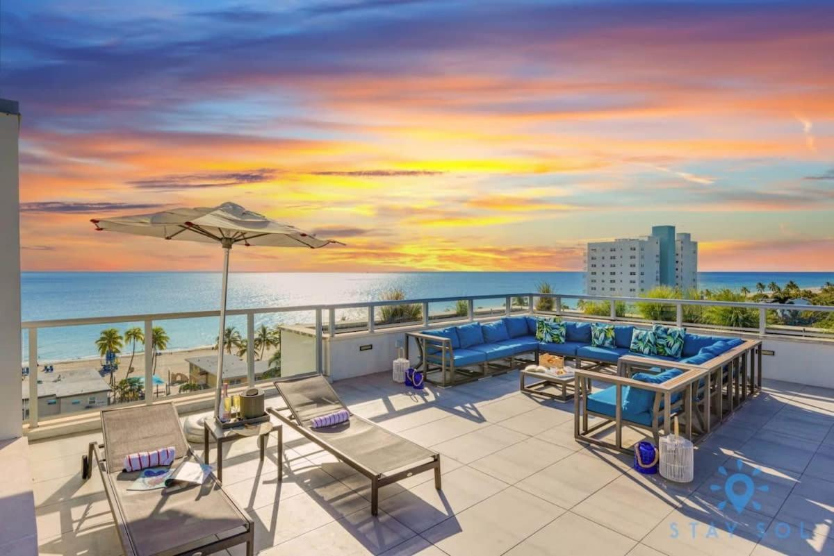 Near Beach - Rooftop Pool - Hot Tub - Broad-Walk Hollywood Luaran gambar