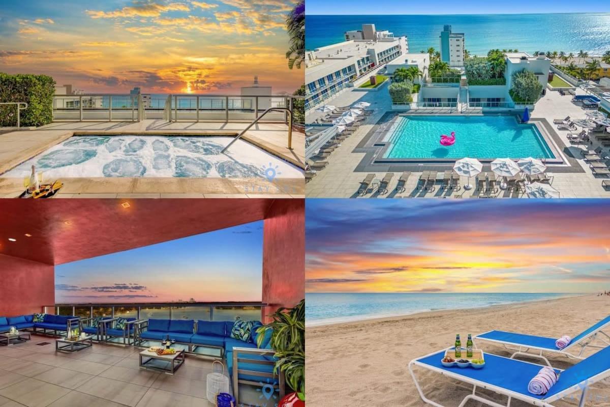 Near Beach - Rooftop Pool - Hot Tub - Broad-Walk Hollywood Luaran gambar