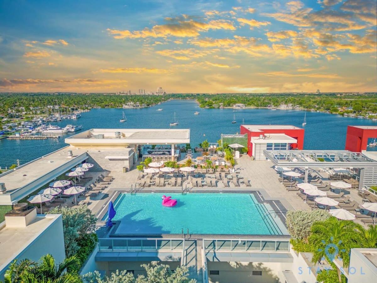Near Beach - Rooftop Pool - Hot Tub - Broad-Walk Hollywood Luaran gambar