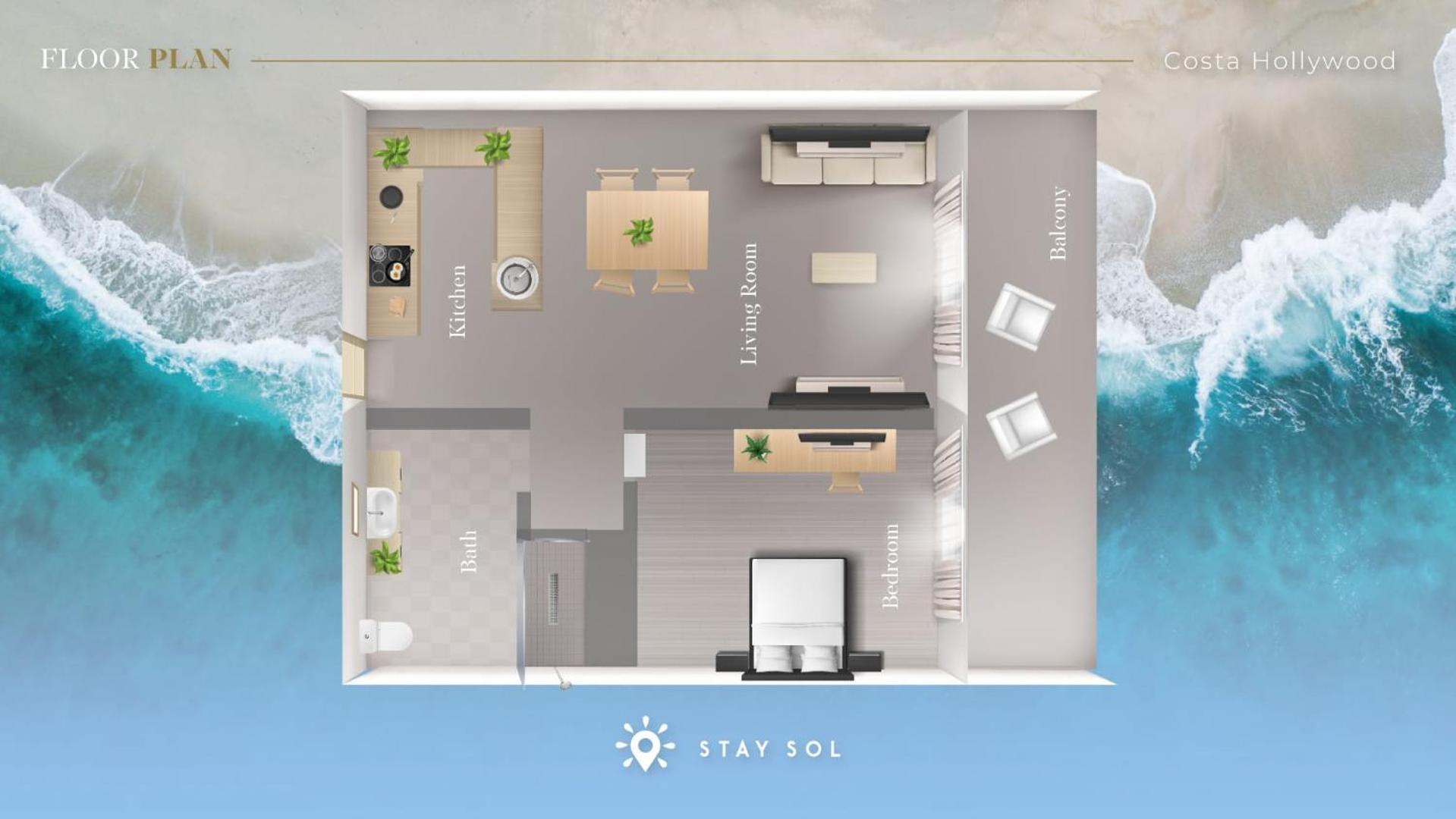 Near Beach - Rooftop Pool - Hot Tub - Broad-Walk Hollywood Luaran gambar